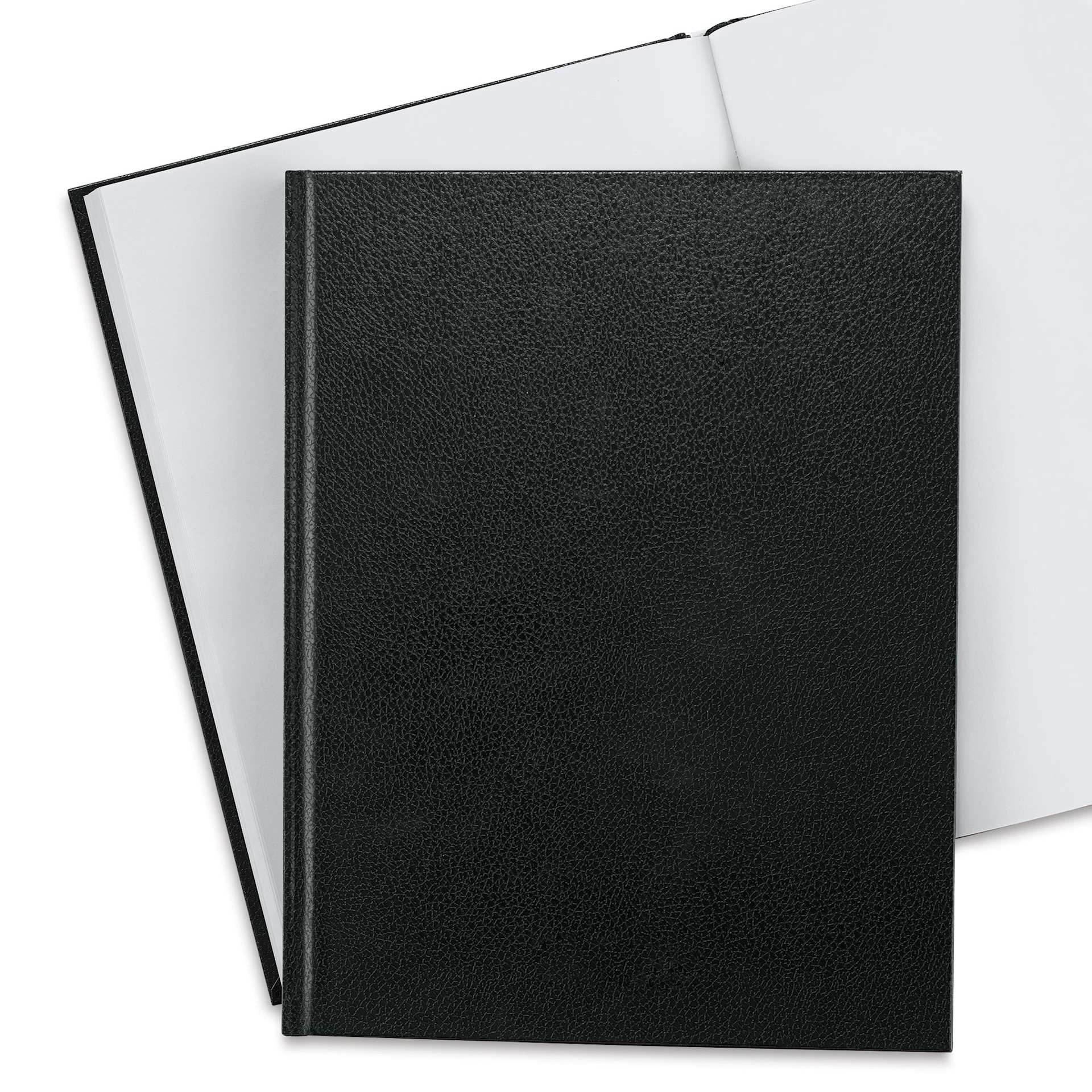 artPOP! Hardbound Sketchbooks - 8-1/2" x 11", Pkg of 2 (sketchbook without label on top of open sketchbook)