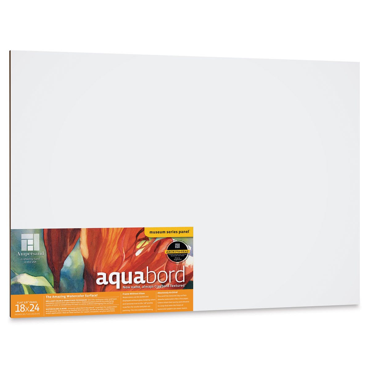 Ampersand Aquabord Panel - 18" x 24", 1/8" Flat