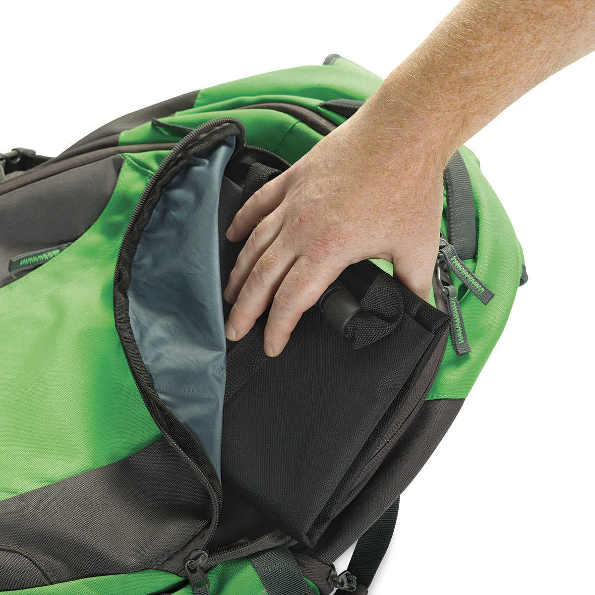 
Blick Essentials Folding Portfolio Being Taken out of Backpack