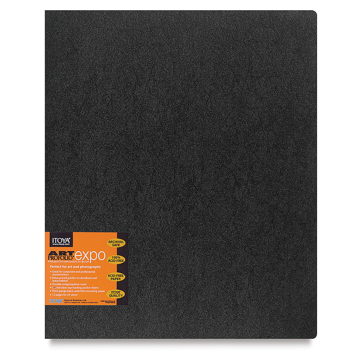 Itoya Art Profolio Expo - 11" x 17", Black, Portrait