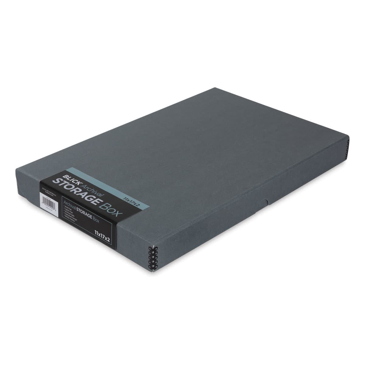 Blick Archival Storage Box - 11" x 17" x 2", Gray