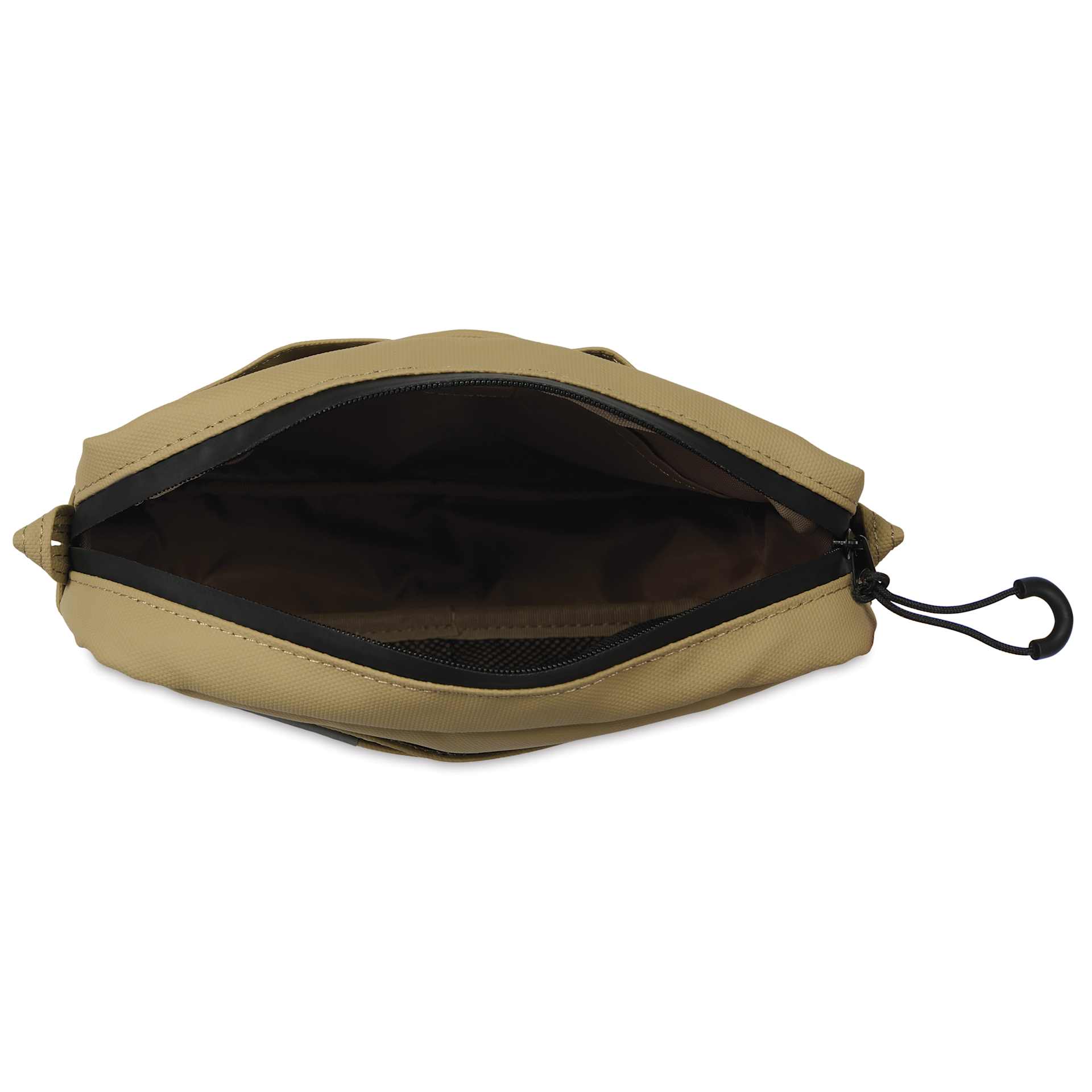 Delfonics Water Repellent Inner Carrying Case - Beige, 5.5" x 7.5" x 2.2", inside view
