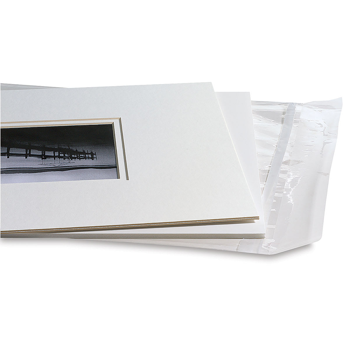 Blick Archival Bag Pack - 11" x 14", matboard over the Acetate Bag (matboard not included)
