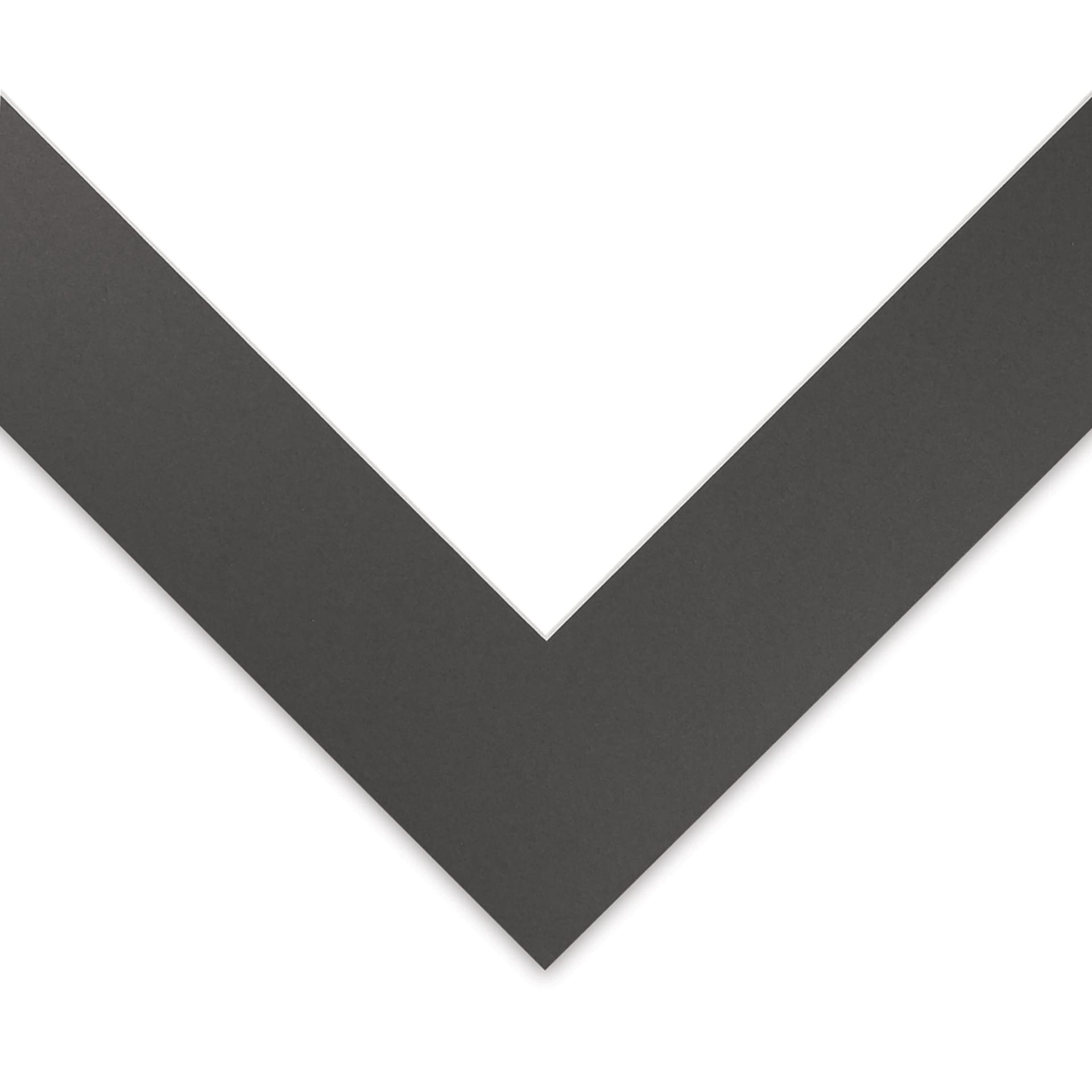 Blick Pre-Cut Mat - Cinder, 18" x 24" (11-3/4" x 17-3/4" Opening)