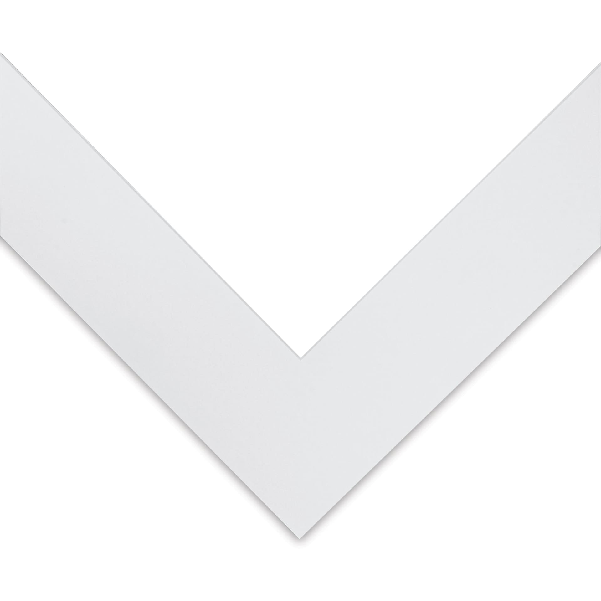 Blick Pre-Cut Mat - Manor White, 18" x 24" (11-3/4" x 17-3/4" Opening)