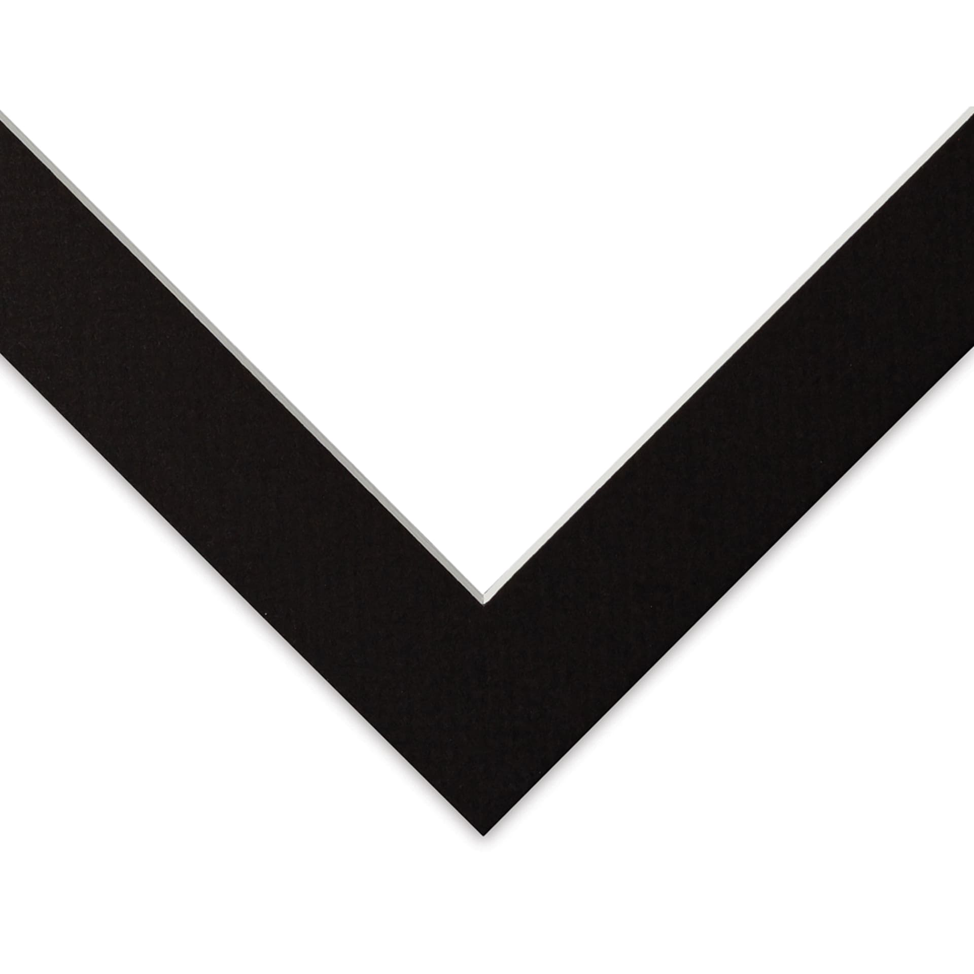 Blick Pre-Cut Mat - Raven Black, 8" x 10" (5-3/4" x 7-3/4" Opening)