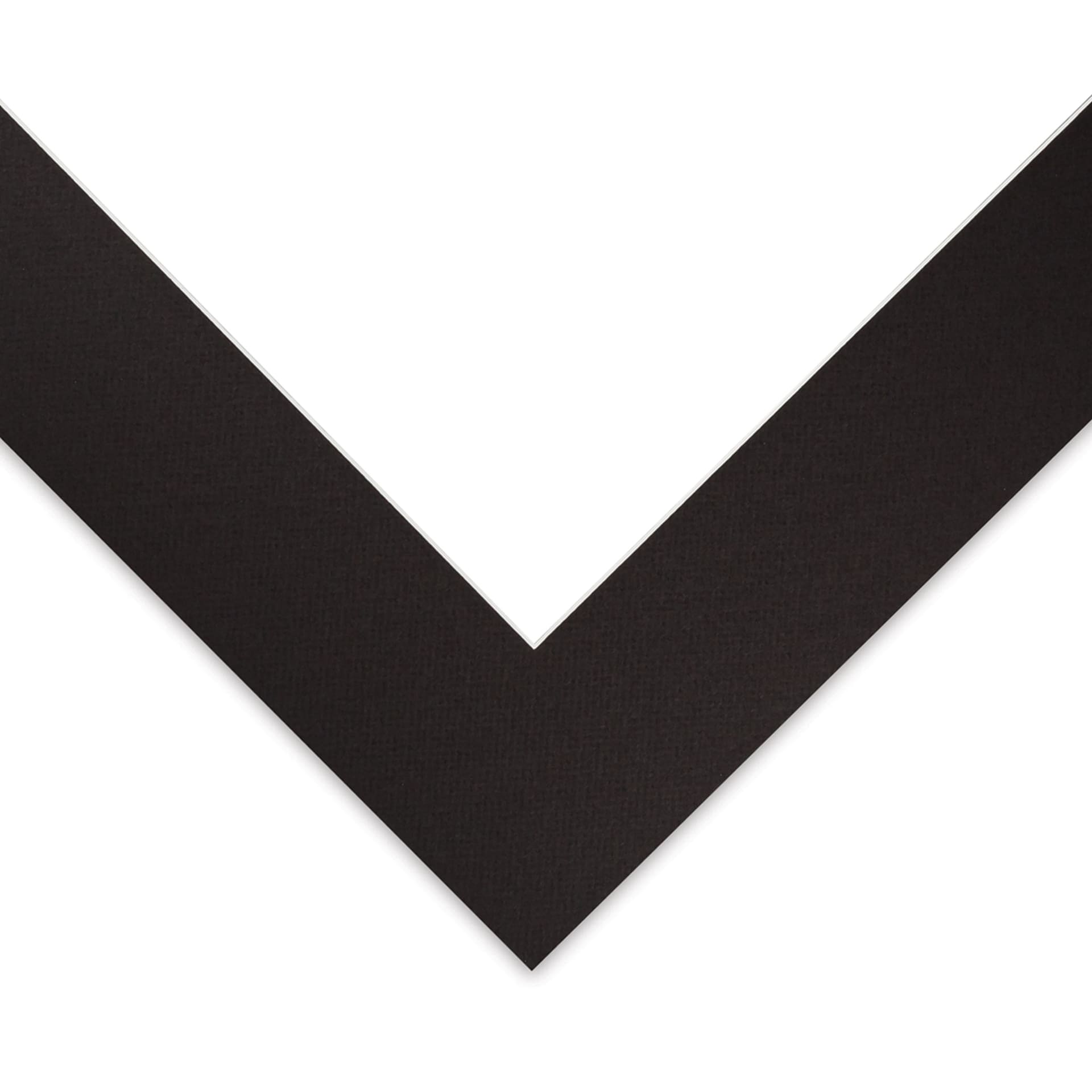 Blick Pre-Cut Mat - Raven Black, 18" x 24" (11-3/4" x 17-3/4" Opening)