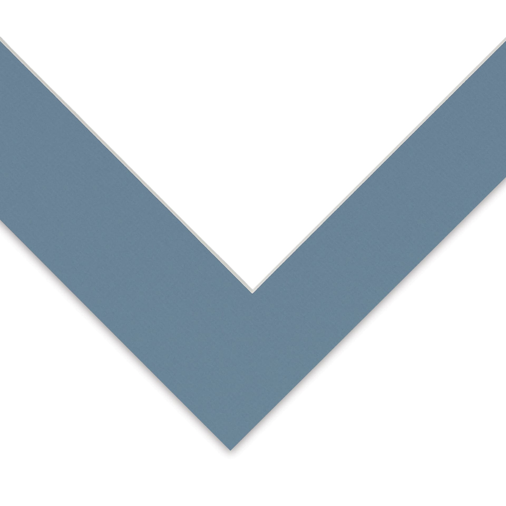 Blick Pre-Cut Mat - Biscay Blue, 11" x 14" (7-1/2" x 9-1/2" Opening)
