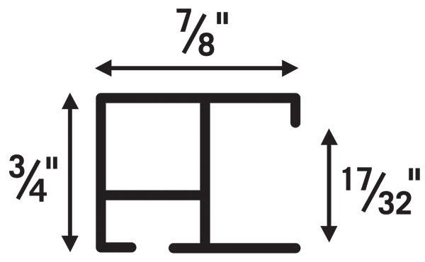 Nielsen Metal Frame Section Style 97 dimensions