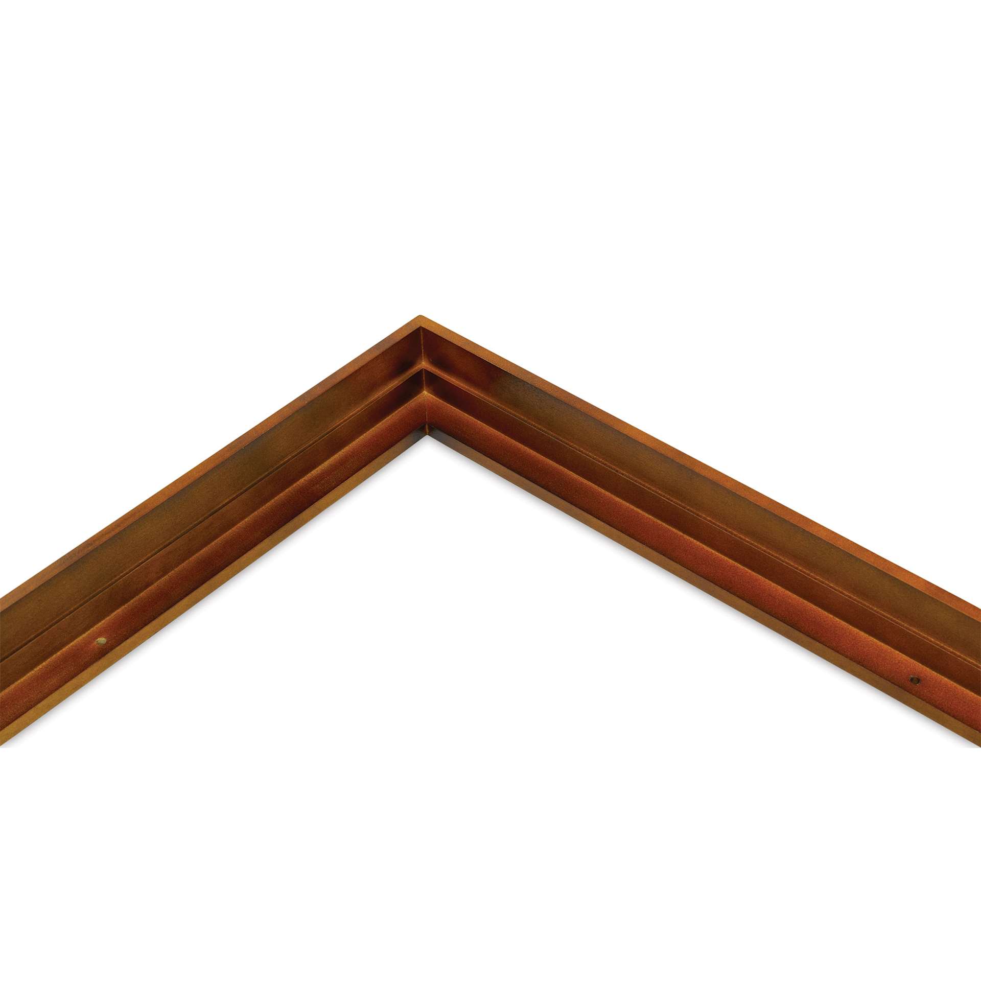 Ampersand Floaterframe - Thin, Walnut, 18" x 24", 1-1/2", corner close-up