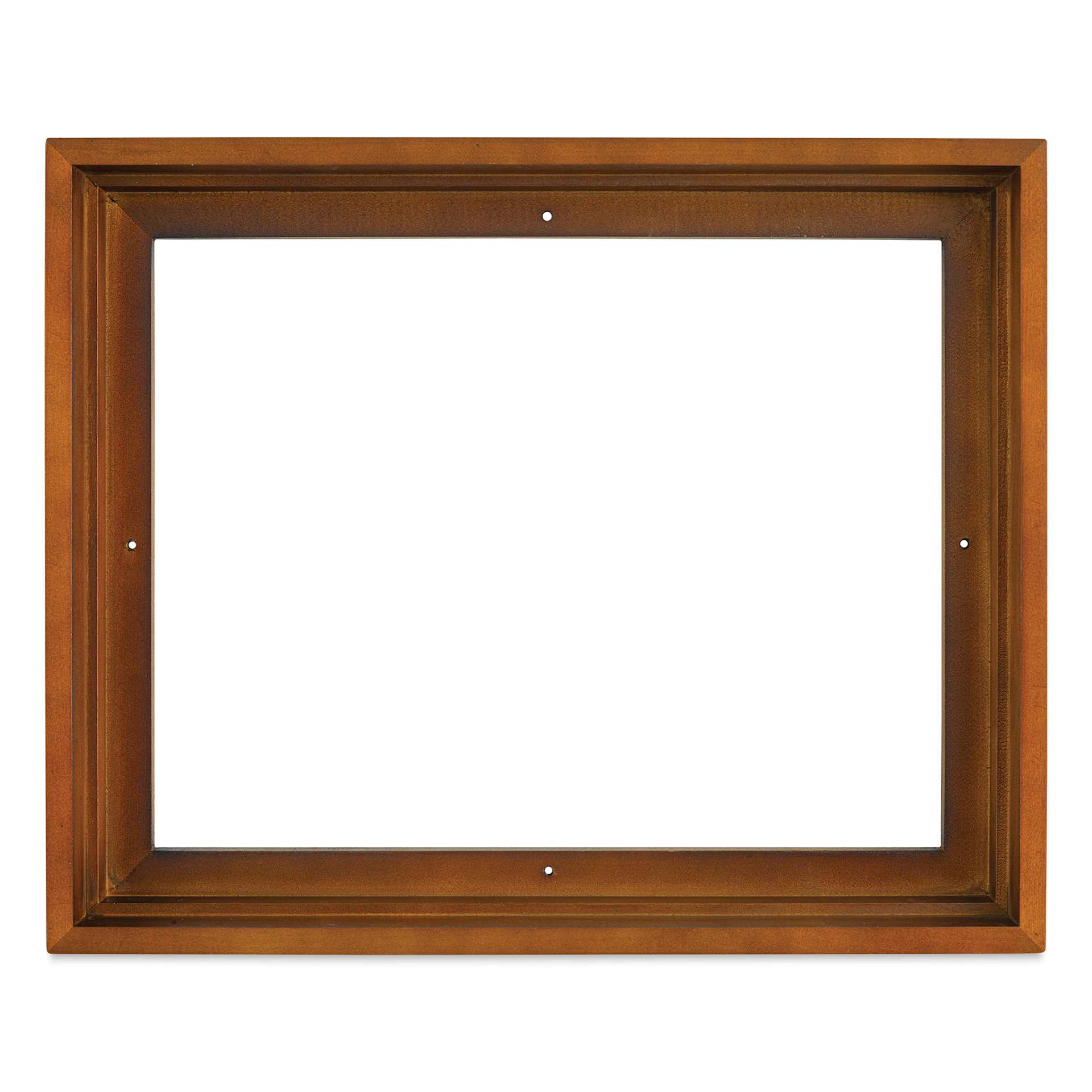 Ampersand Floaterframe - Bold, Walnut, 11" x 14", 1-1/2", front view