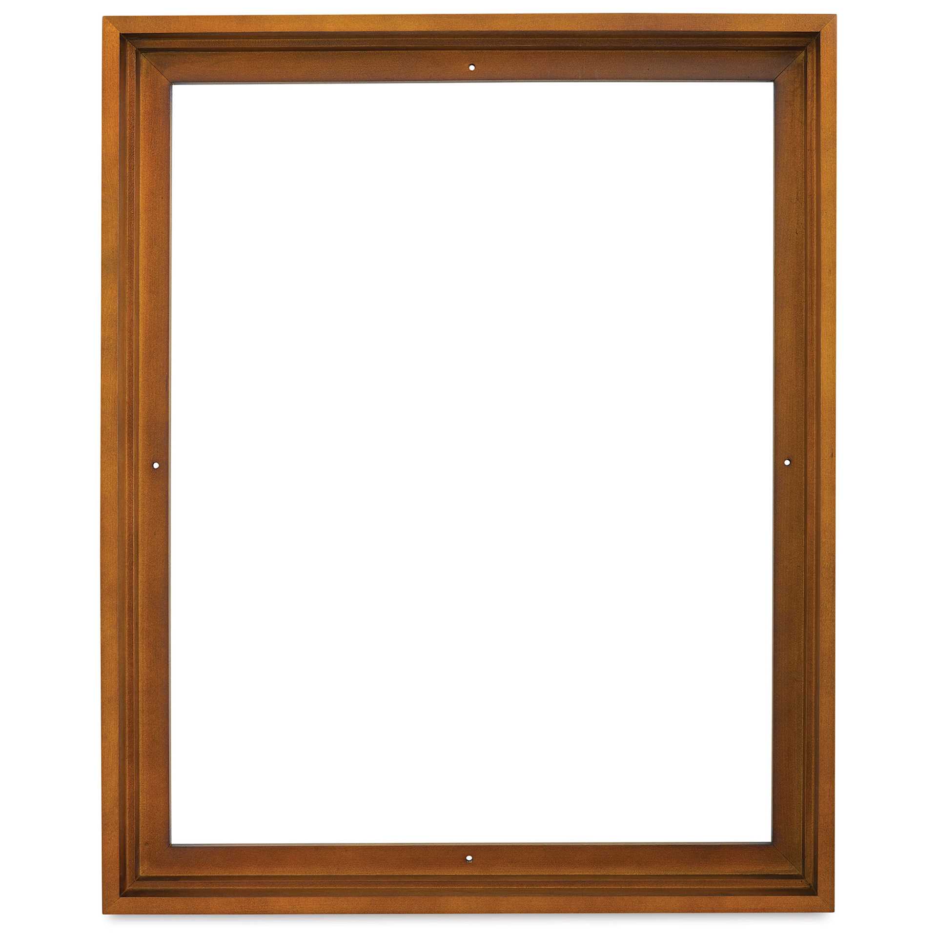 Ampersand Floaterframe - Bold, Walnut, 16" x 20", 1-1/2", front view