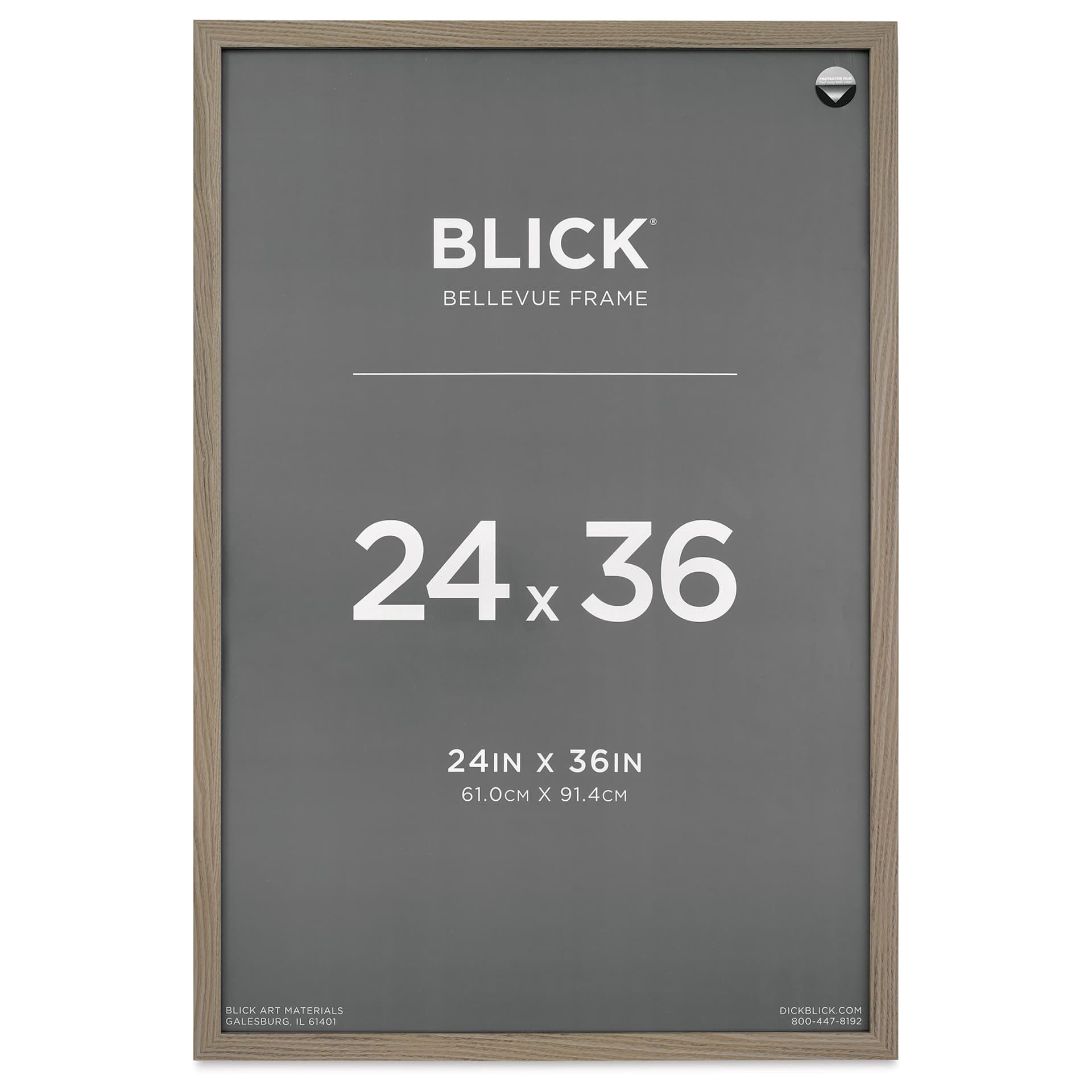 Blick Bellevue Frame - Grey Woodgrain, 24" x 36"