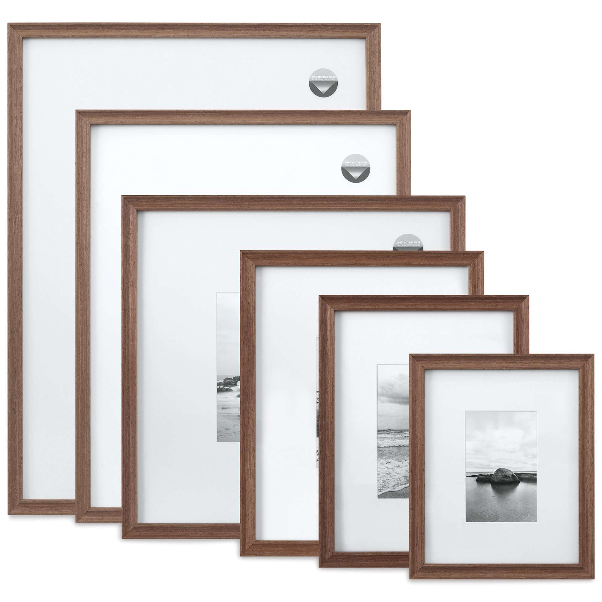 Blick Theo Frames in Walnut