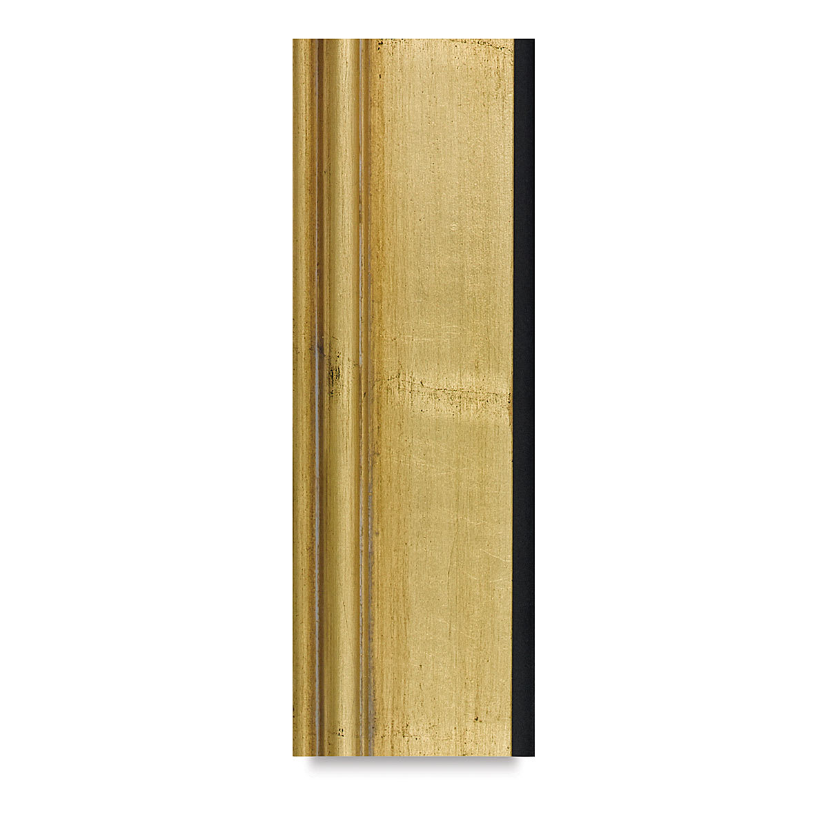 Blick Simplon Plein Air Frames with Liners - Closeup of section of Gold Frame with Black Liner
