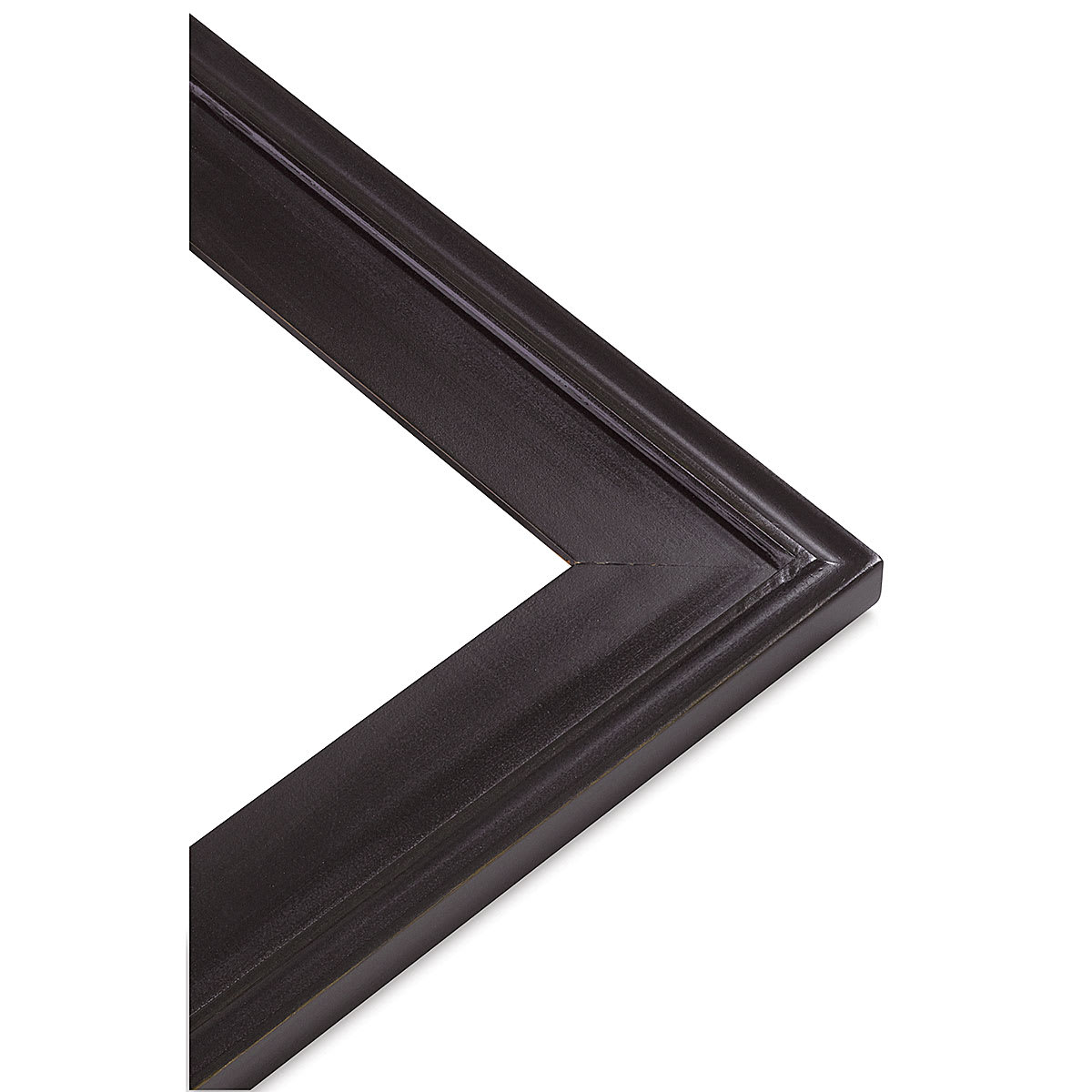 Simplon Econo Wood Frame - Closeup of corner of Espresso Frame  