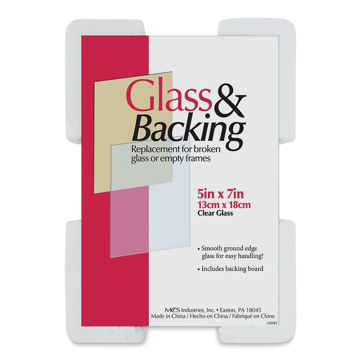 Glass and Backing - 5" x 7"