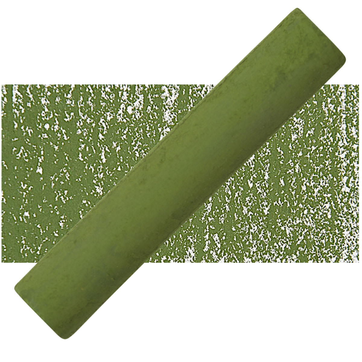 Blockx Soft Pastel - Olive Green 661 pastel and swatch