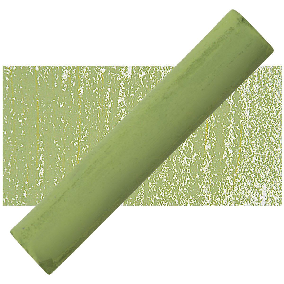 Blockx Soft Pastel - Olive Green 664 pastel and swatch