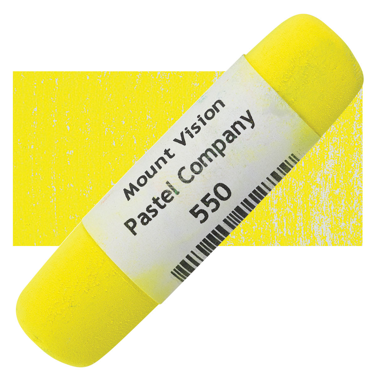 Mount Vision Handmade Pastel - Pale Yellow 550 pastel and swatch