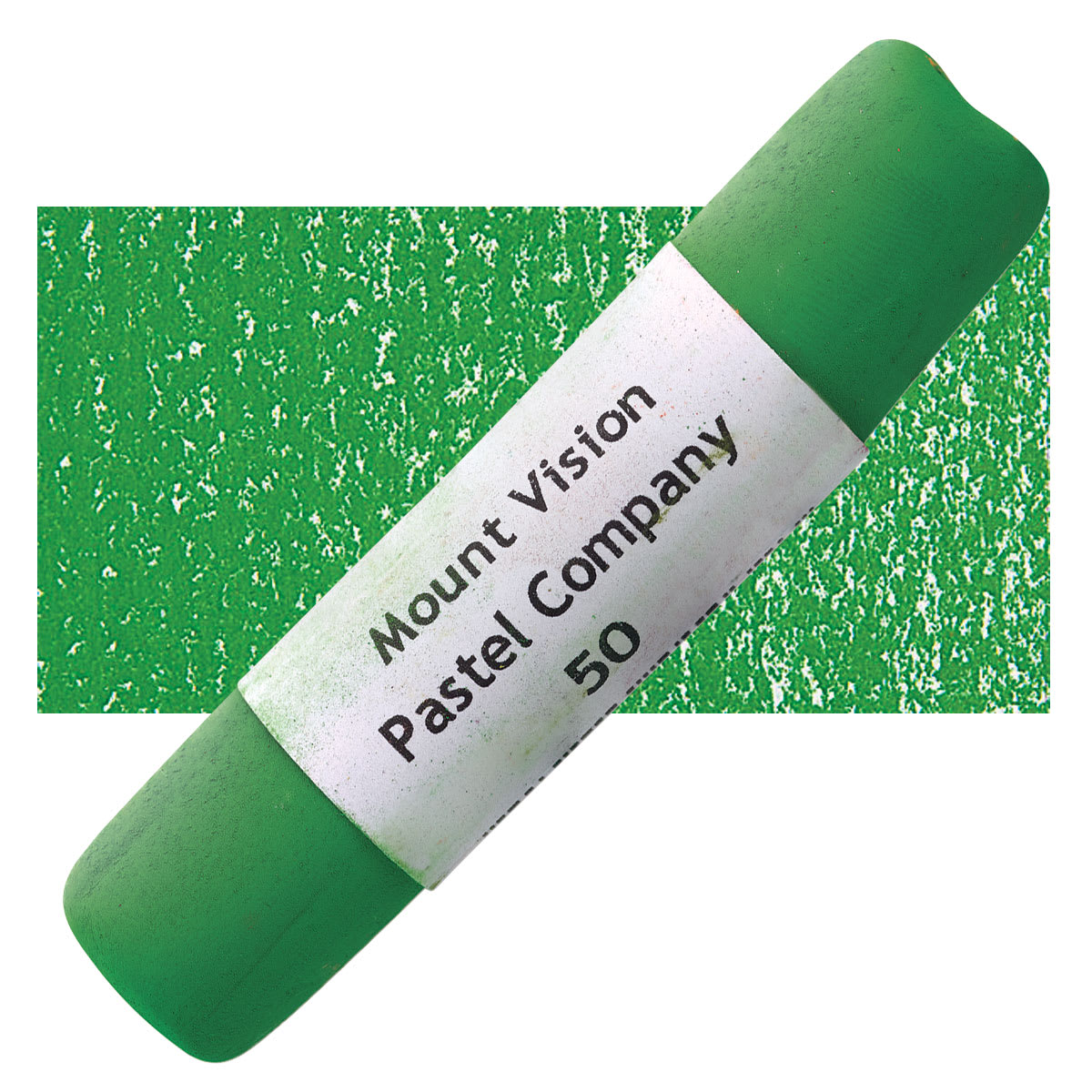 Mount Vision Handmade Pastel - Soft Chromium Oxide 50 pastel and swatch