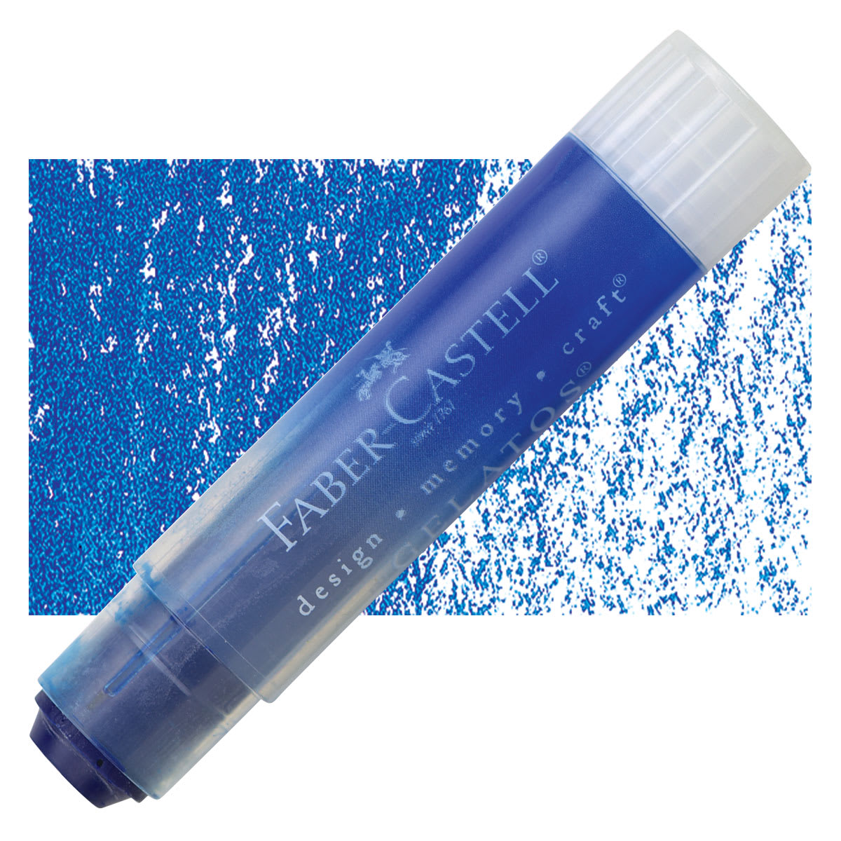 Faber-Castell Gelato - Blueberry stick and swatch