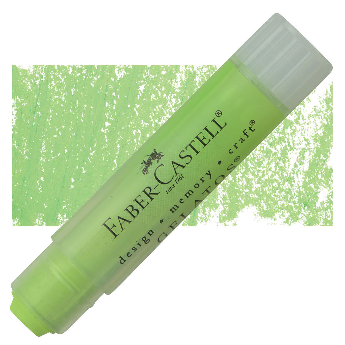 Faber-Castell Gelato - Kiwi stick and swatch