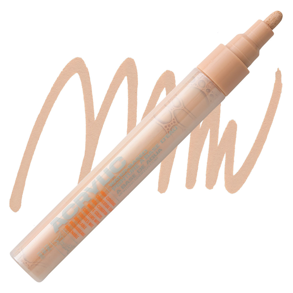 Montana Acrylic Marker, 2 mm, Make-Up marker and swatch