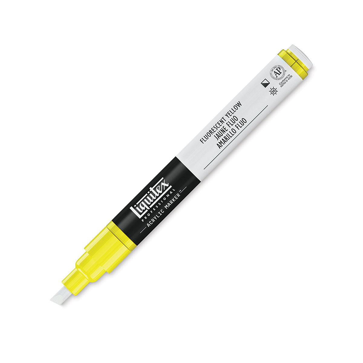 Liquitex Paint Marker - Fluorescent Yellow, 2mm Tip