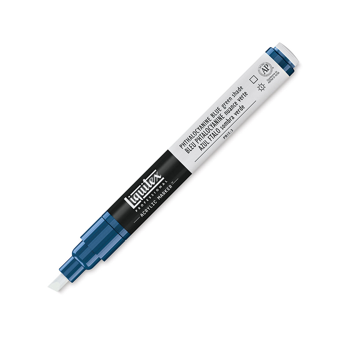 Liquitex Paint Marker - Phthalocyanine Blue (Green Sade), 2mm Tip