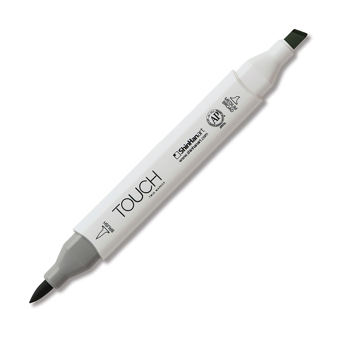 ShinHan Touch Twin Brush Marker - Vivid Green (marker)