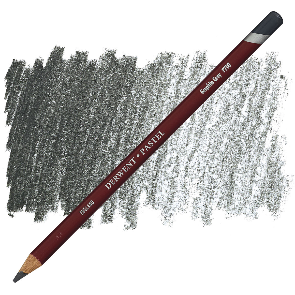 Derwent Pastel Pencil - Graphite Gray pencil and swatch