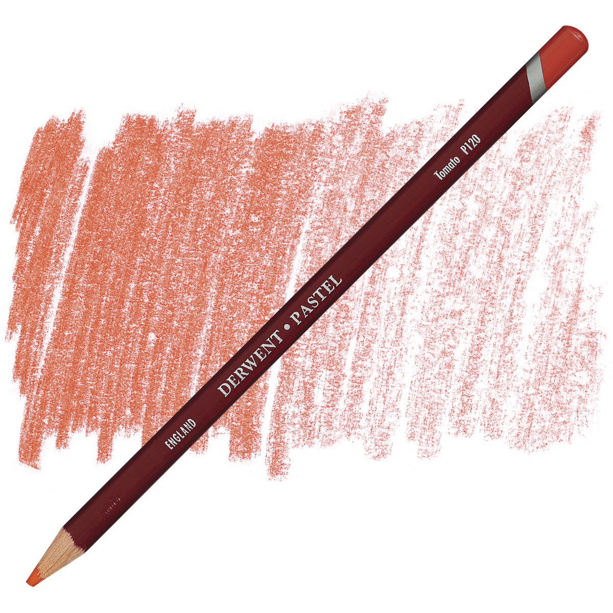 Derwent Pastel Pencil - Tomato pencil and swatch