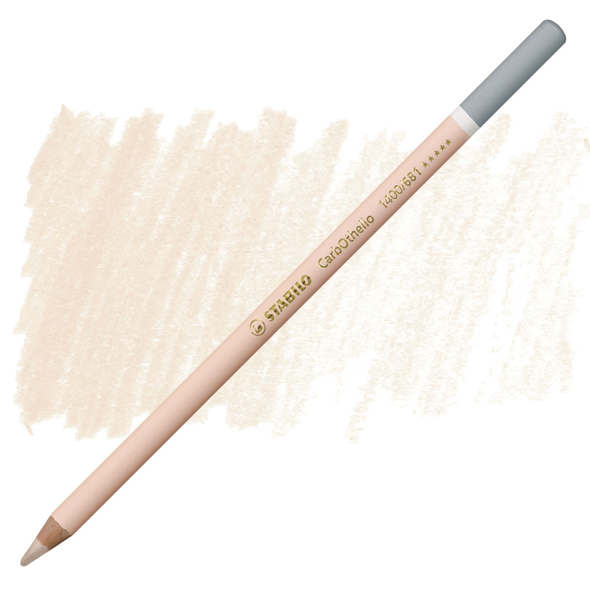 Stabilo CarbOthello Pastel Pencil - Light Pink pencil and swatch