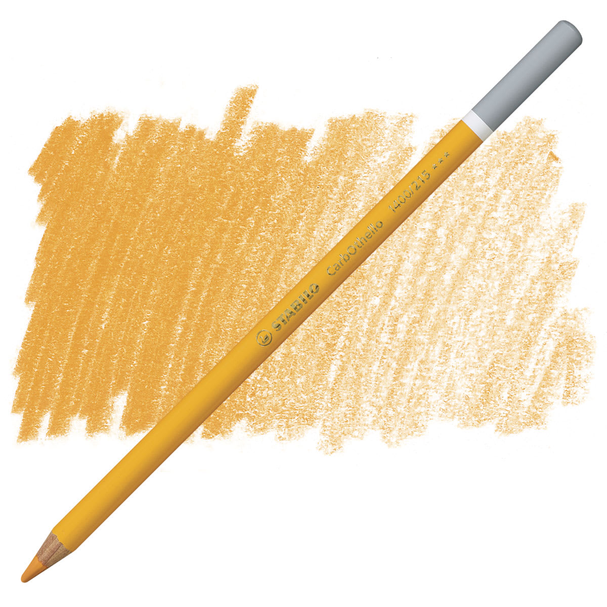 Stabilo CarbOthello Pastel Pencil - Indian Yellow pencil and swatch