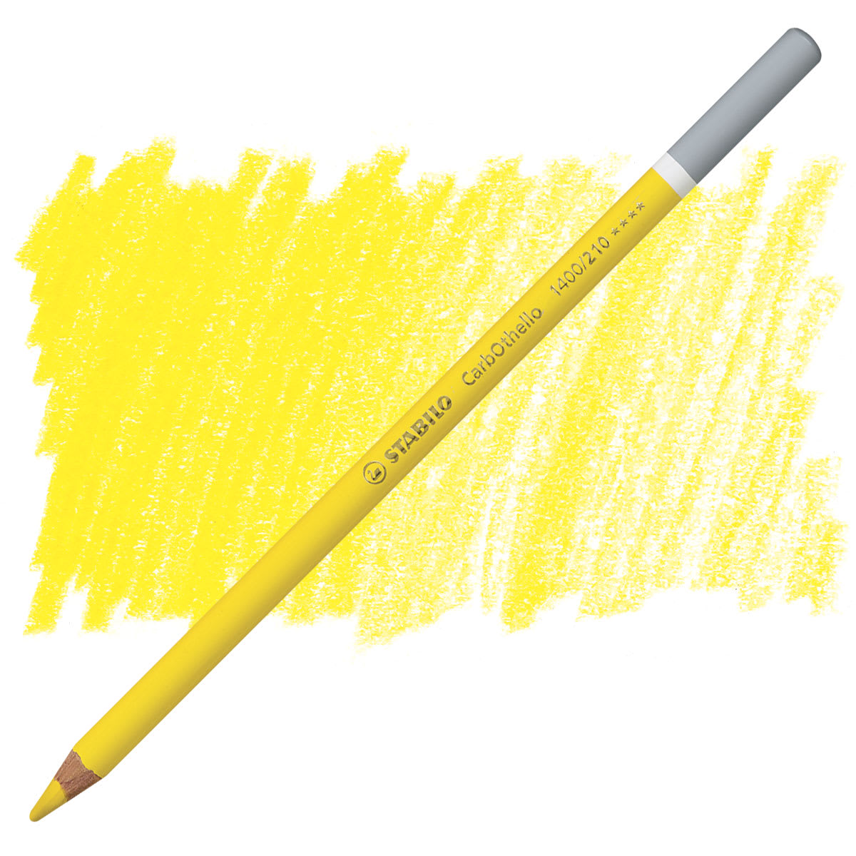 Stabilo CarbOthello Pastel Pencil - Orange Yellow pencil and swatch