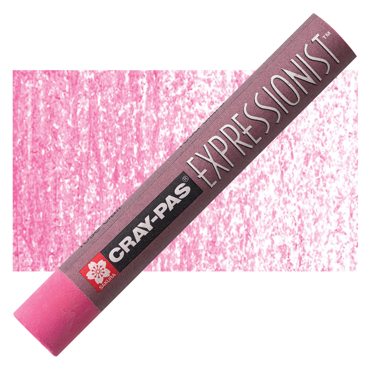 Sakura Cray-Pas Expressionist Oil Pastel - Light Rose oil pastel and swatch