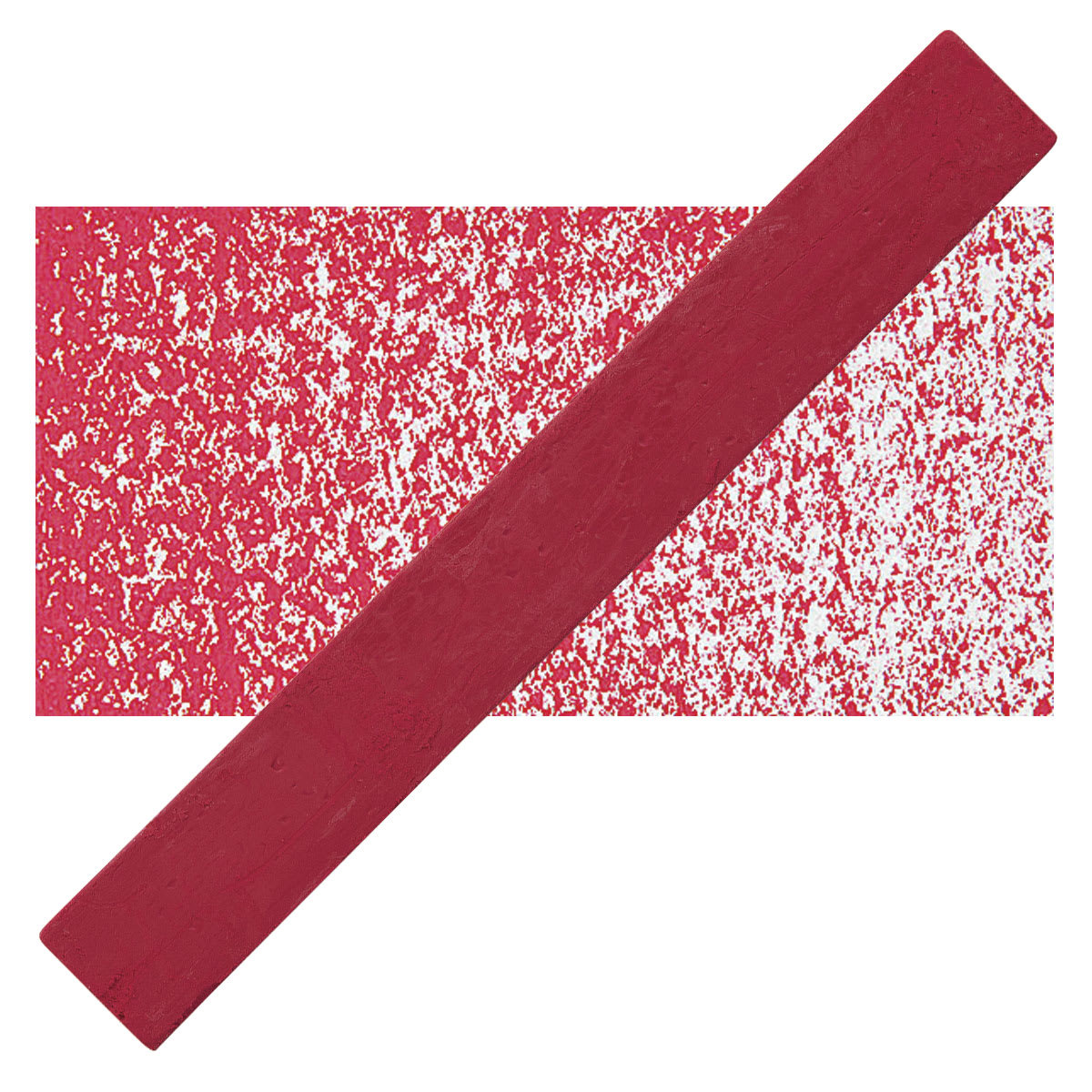 Holbein Artists’ Oil Pastel - Carmine 1 oil pastel and swatch
