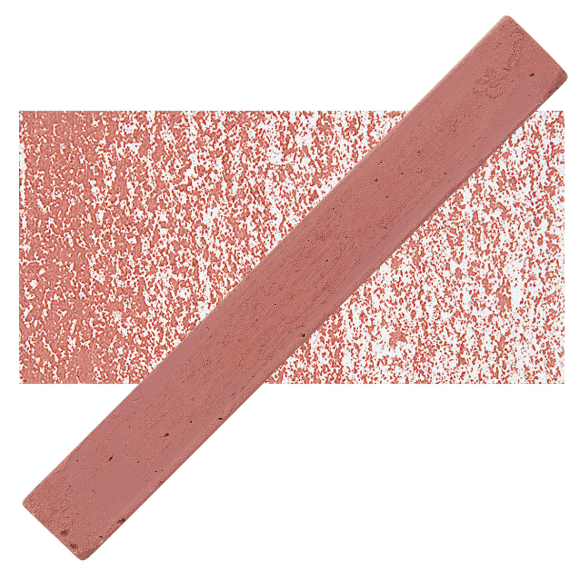 Holbein Artists’ Oil Pastel - English Red 3 oil pastel and swatch