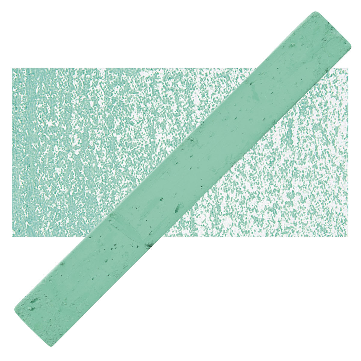 Holbein Artists’ Oil Pastel - Foggy Green 3 oil pastel and swatch