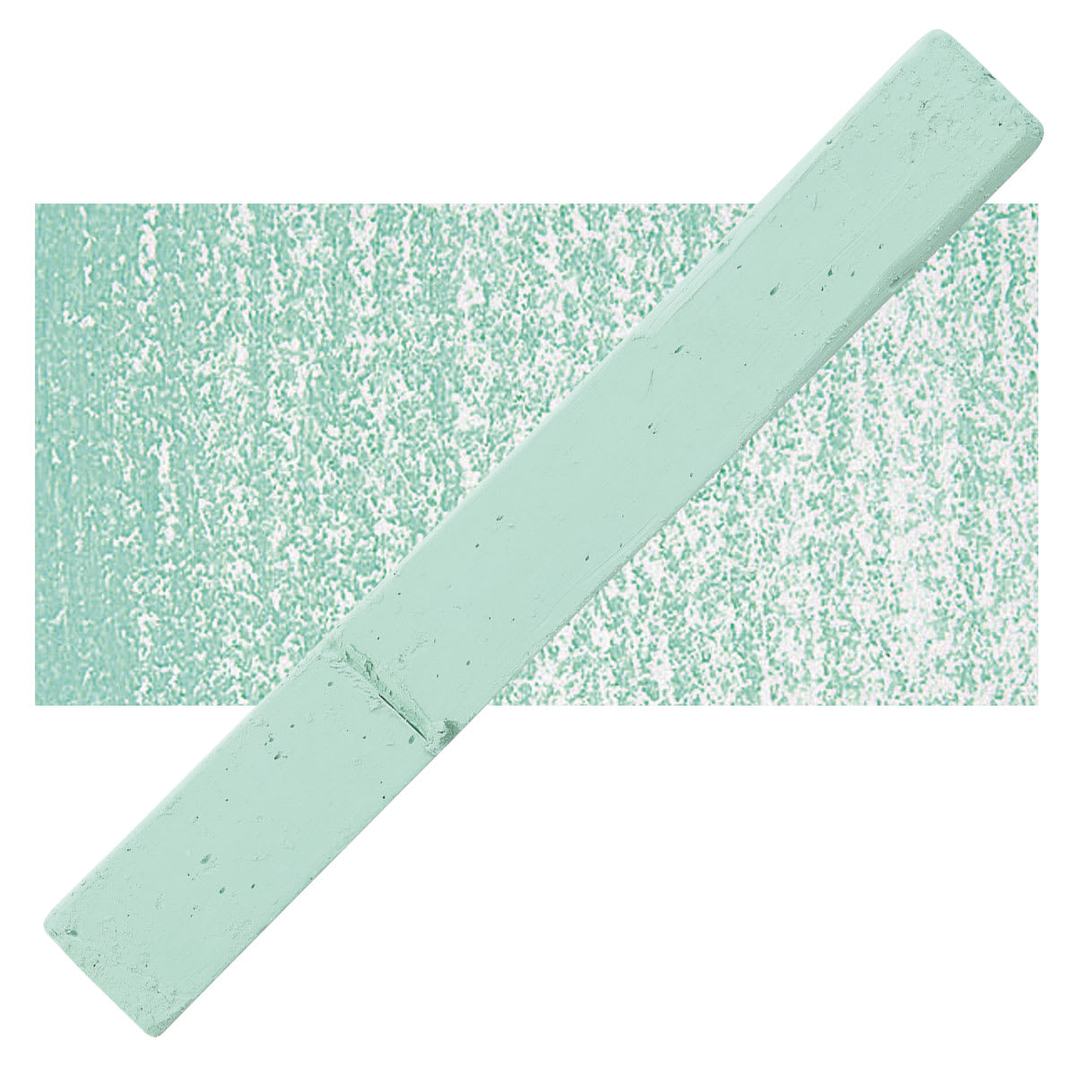 Holbein Artists’ Oil Pastel - Foggy Green 5 oil pastel and swatch