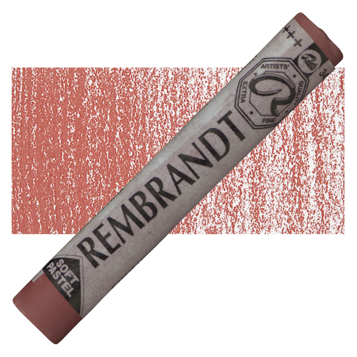 Rembrandt Soft Pastel - Caput Mortuum 343.7 pastel and swatch