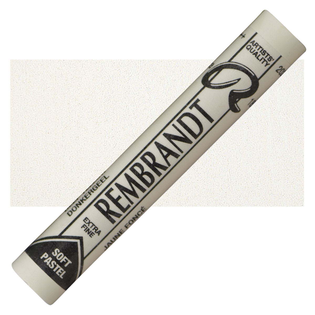 Rembrandt Soft Pastel - Deep Yellow 202.12 pastel and swatch