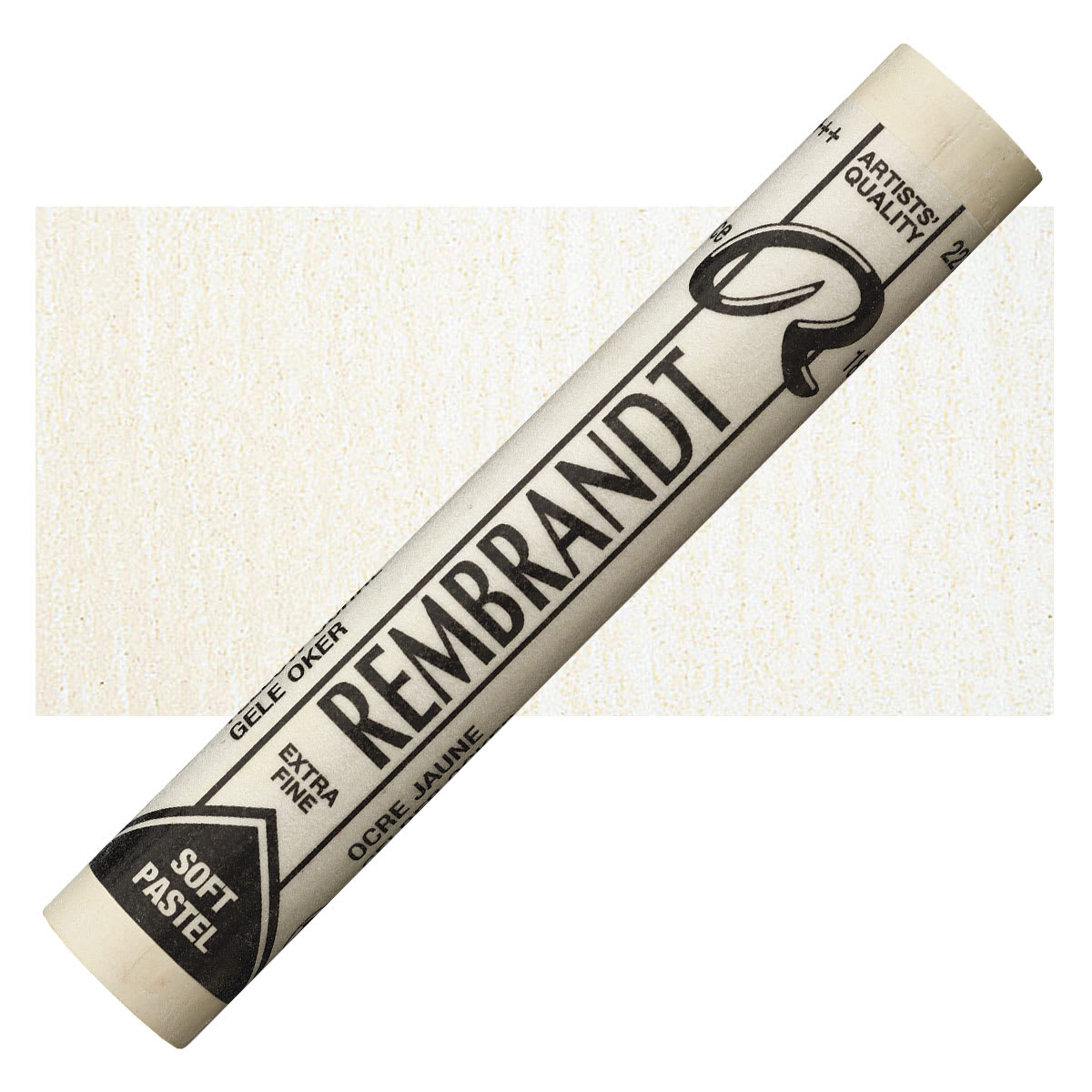 Rembrandt Soft Pastel - Yellow Ochre 227.9 pastel and swatch