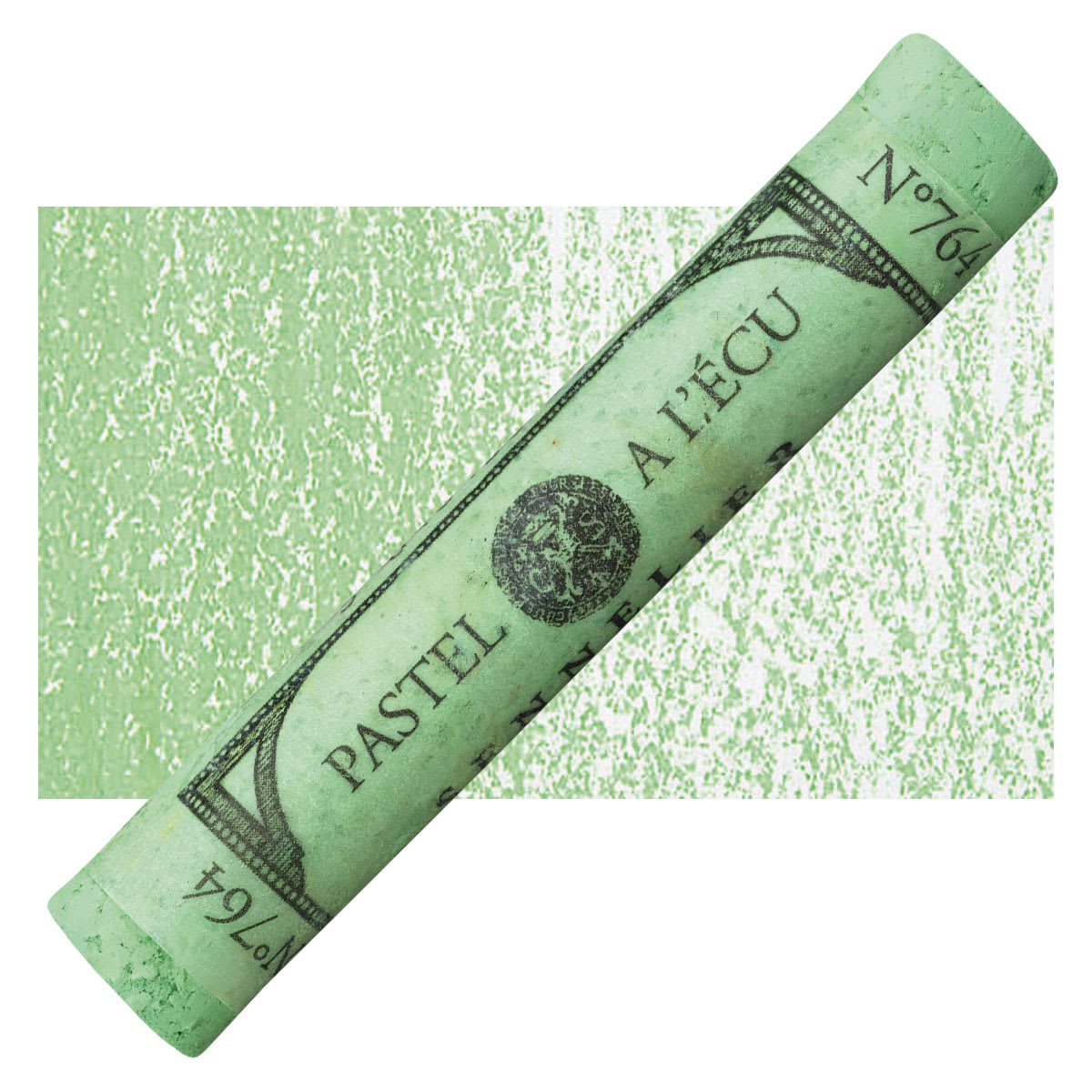 Sennelier Soft Pastel - Baryte Green 764 pastel and swatch
