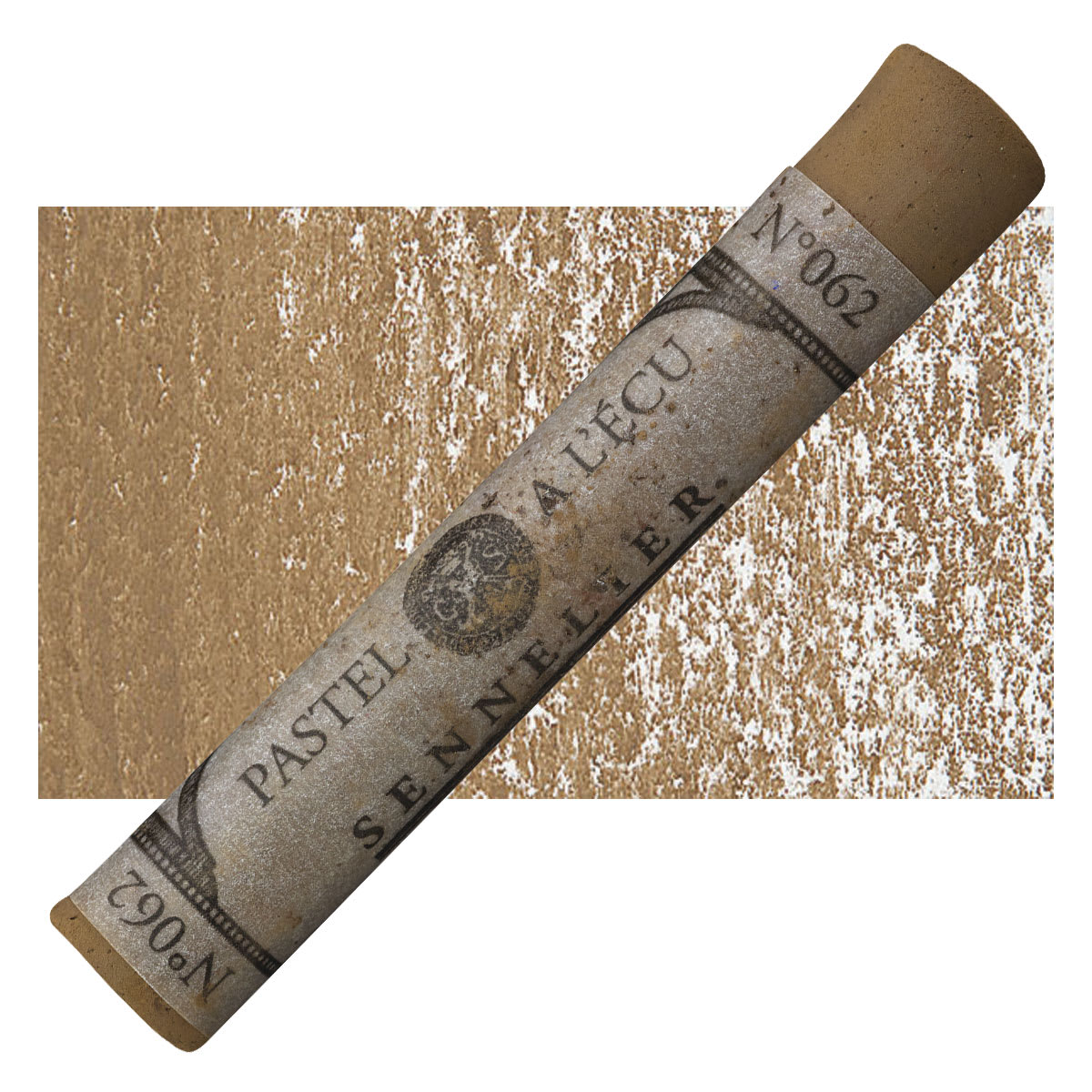 Sennelier Soft Pastel - Bistre 062 pastel and swatch