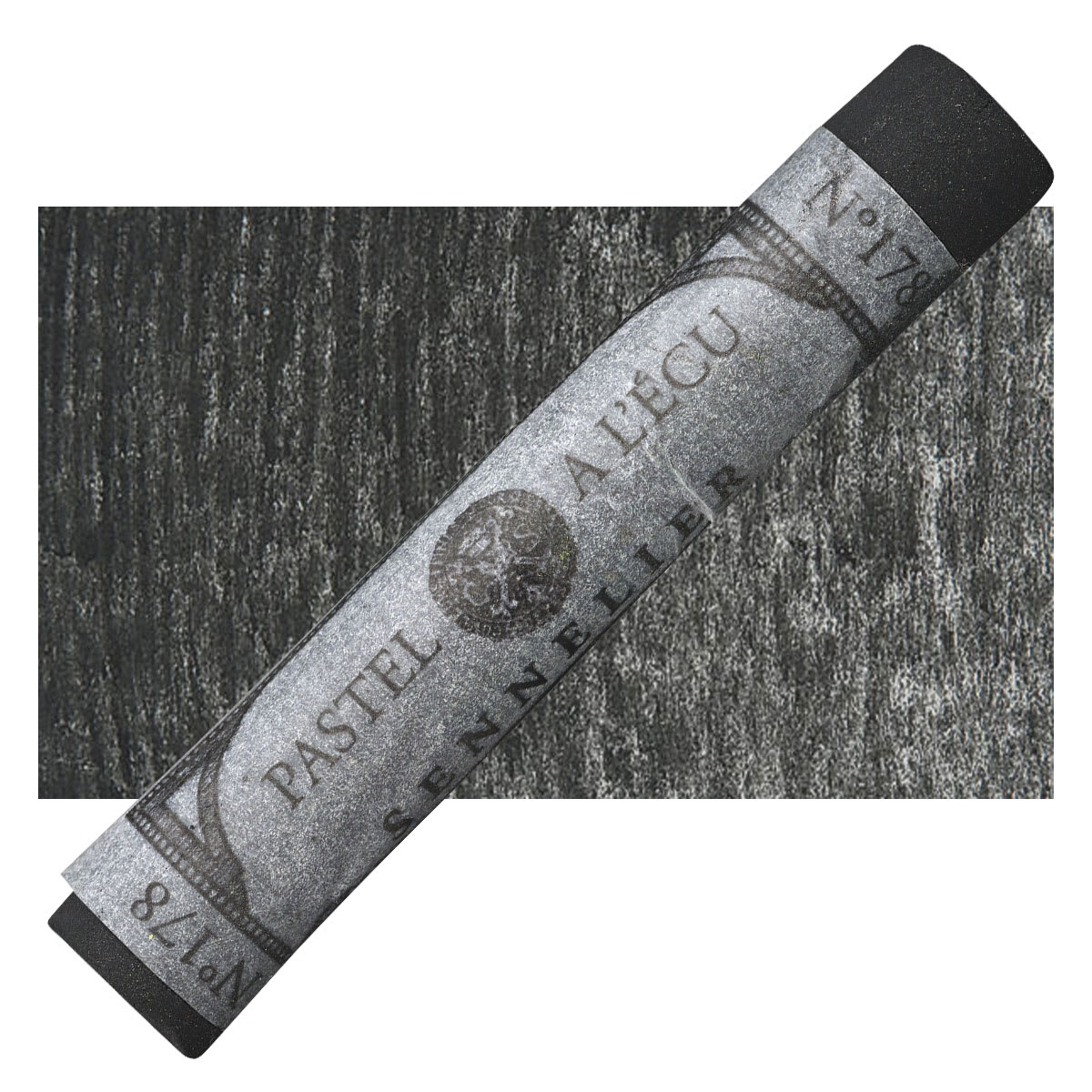 Sennelier Soft Pastel - Black Green pastel and swatch