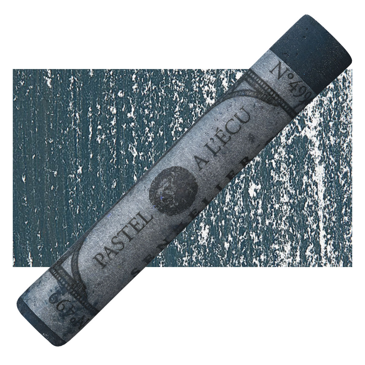 Sennelier Soft Pastel - Blue Grey Green 499 pastel and swatch