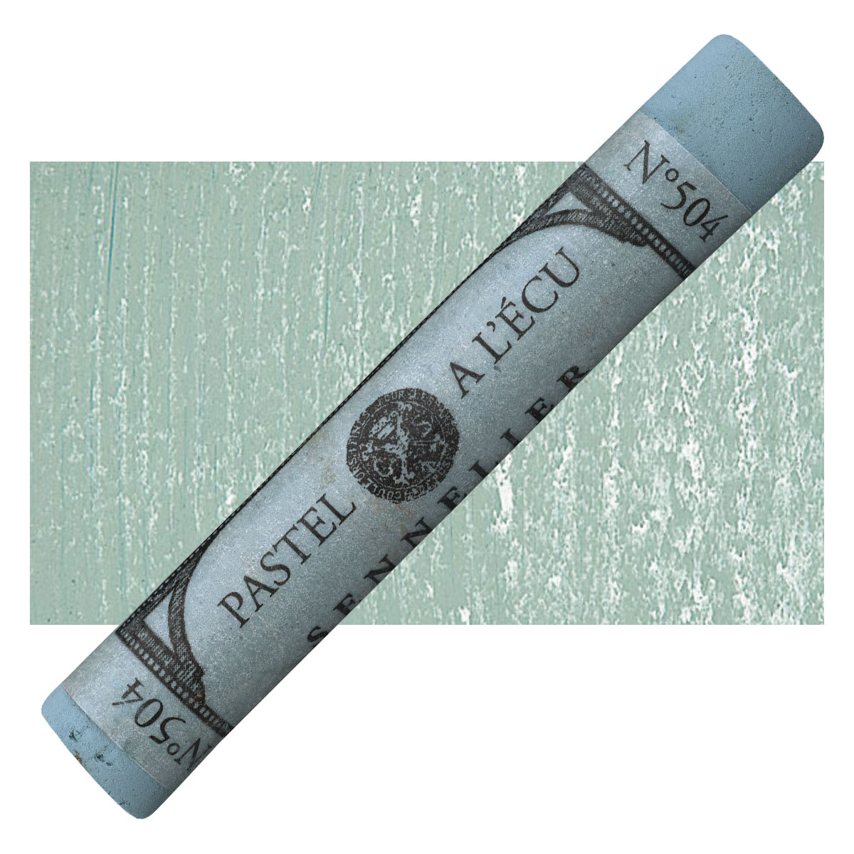 Sennelier Soft Pastel - Blue Grey Green pastel and swatch