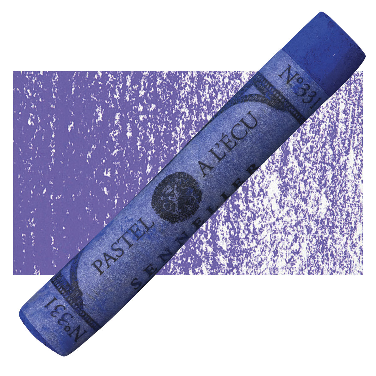 Sennelier Soft Pastel - Blue Violet 331 pastel and swatch